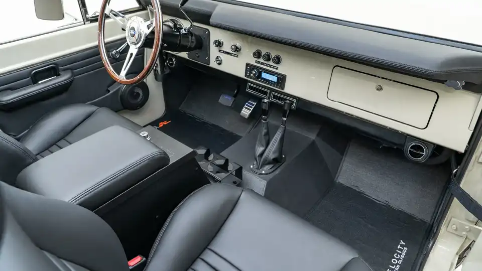 1974 Pink Ford Bronco For Sale_18 Passenger Side Interior