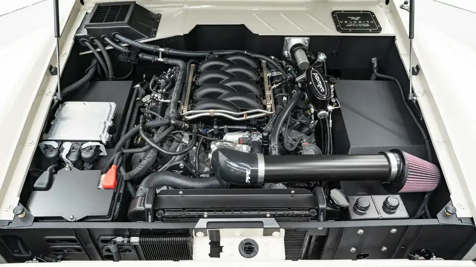 1974 Pink Ford Bronco For Sale_26 5.0L Ford Coyote Engine