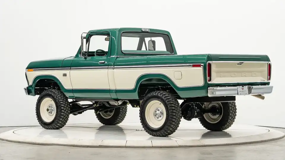 1977 Ford F150 For Sale_13 Driver Side Rear 3.4