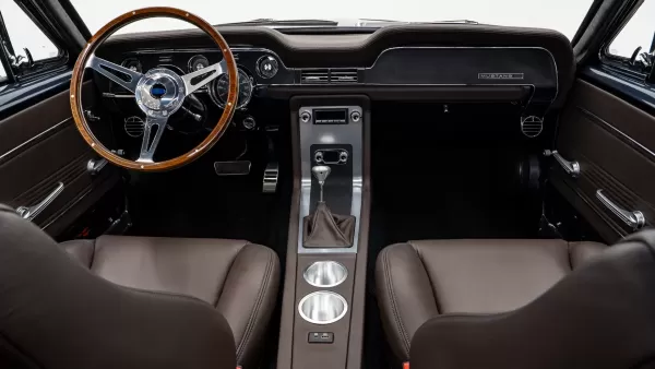 1968 Classic Ford Mustang Fastback_Front Interior