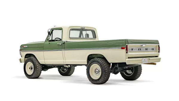 1969 Boxwood Green Ford F250_13 Driver Side Rear 3.4