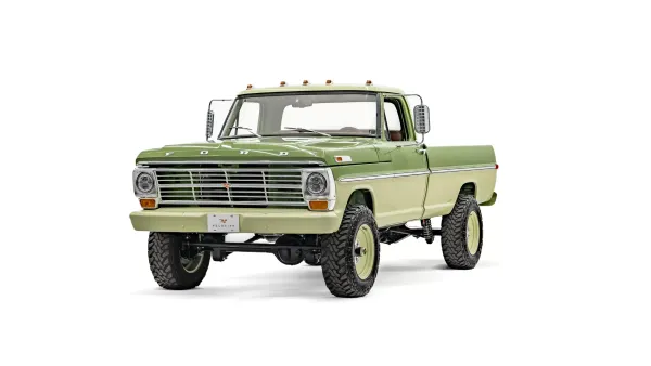 1970 Green Ford F250_4 Drivers Side Front 