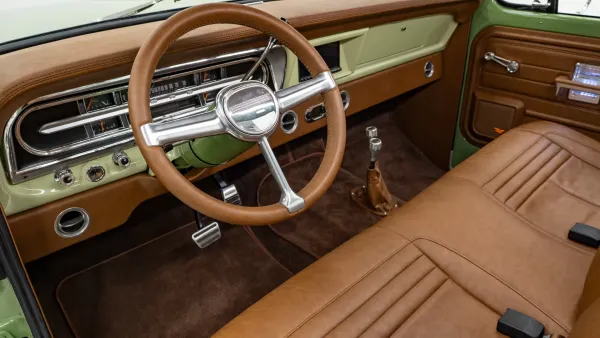 1970 Green Ford F250_ 14 15 Driver Side Interior