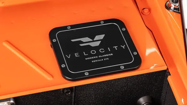 Velocity 1971 Bronco Ranger Velocity Serial Number Plaque