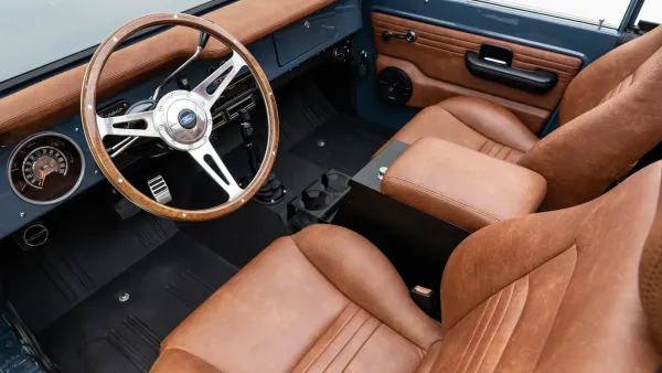 1972 Velocity Classic Ford Bronco_ 14 15 Driver Side Interior