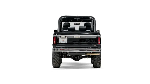 1974 Velocity Black Ford Bronco_11 Rear Tailgate