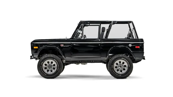 1974 Velocity Black Ford Bronco_2 Drivers Side 