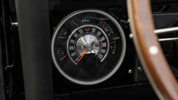 1974 Velocity Black Ford Bronco_15 Dakota Digital Gauges