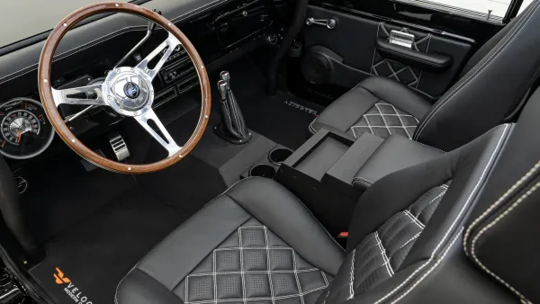 1974 Velocity Black Ford Bronco_ 14 15 Driver Side Interior