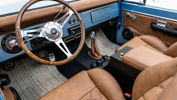 1974 Brittany Blue Bronco_ 14 15 Driver Side Interior