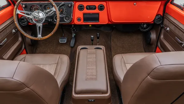 1970 Orange Chevrolwt K5 Blazer_Exterior_17 Front Interior