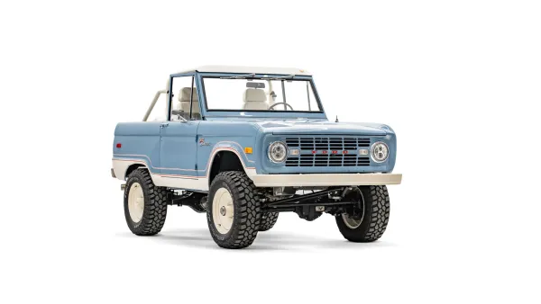 1969 Blue Ford Bronco Ranger Editoin_6 Passenger Side Front 