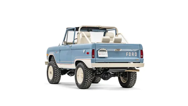 1969 Blue Ford Bronco Ranger Editoin_12Driver Side Rear