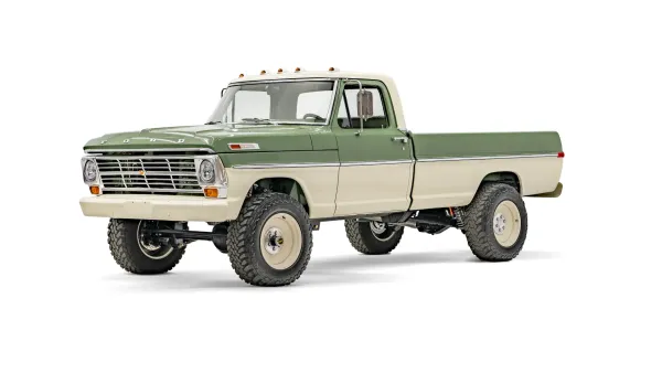 1969 Boxwood Green Ford F250_3 Drivers Side Front 3.4