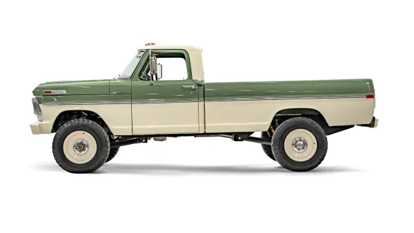 1969 Boxwood Green Ford F250_2 Drivers Side 