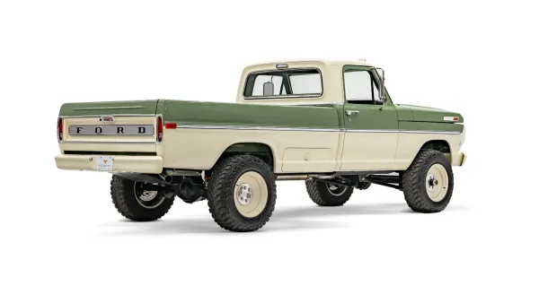 1969 Boxwood Green Ford F250_9 Passenger Side Rear 3