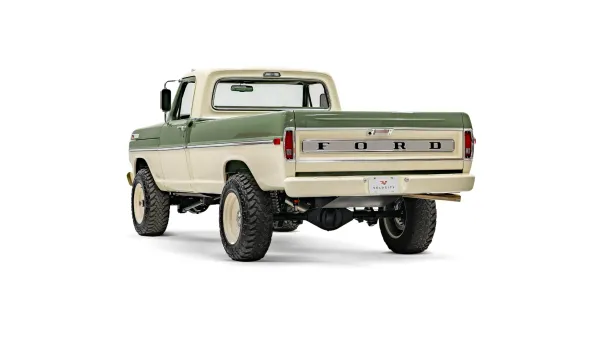 1969 Boxwood Green Ford F250_12Driver Side Rear