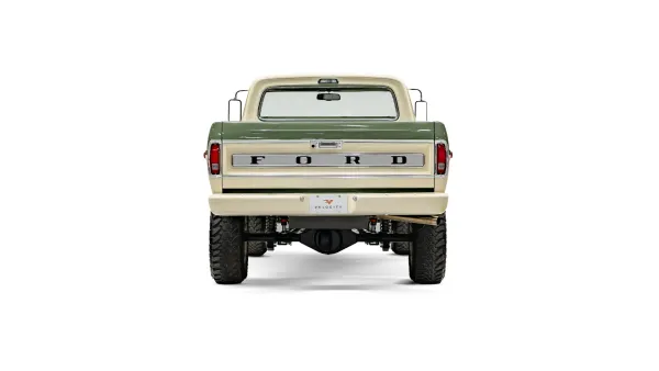 1969 Boxwood Green Ford F250_11 Rear Tailgate