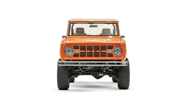 1973 Orange Vintage Ford Bronco_5 Front