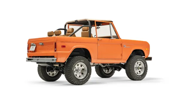 1973 Orange Vintage Ford Bronco_9 Passenger Side Rear 3