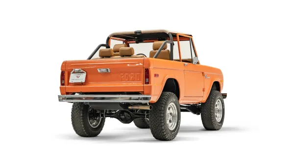 1973 Orange Vintage Ford Bronco_10 Passenger Side Rear