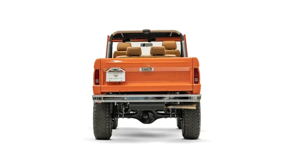 1973 Orange Vintage Ford Bronco_11 Rear Tailgate