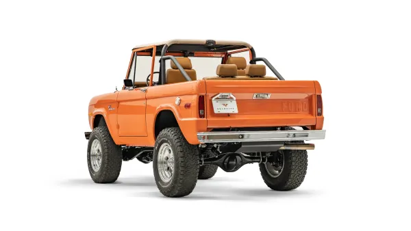 1973 Orange Vintage Ford Bronco_12Driver Side Rear