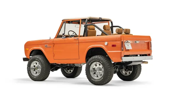 1973 Orange Vintage Ford Bronco_13 Driver Side Rear 3.4