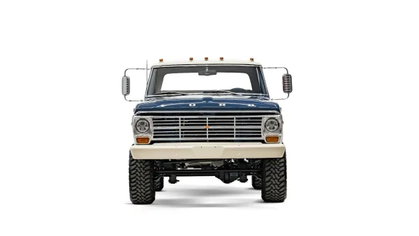 1970 Blue Ford F250_5 Front