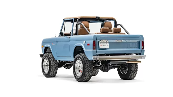 1968 Brittany Blue Classic Ford Bronco_0008_Driver Side Rear
