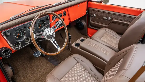 1970 Orange Chevrolwt K5 Blazer_Exterior_ 14 15 Driver Side Interior