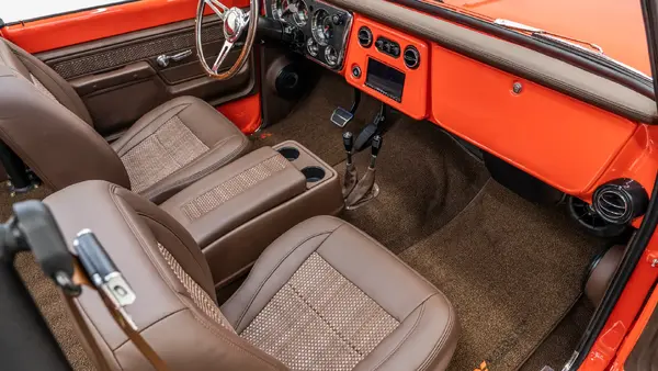1970 Orange Chevrolwt K5 Blazer_Exterior_18 Passenger Side Interior