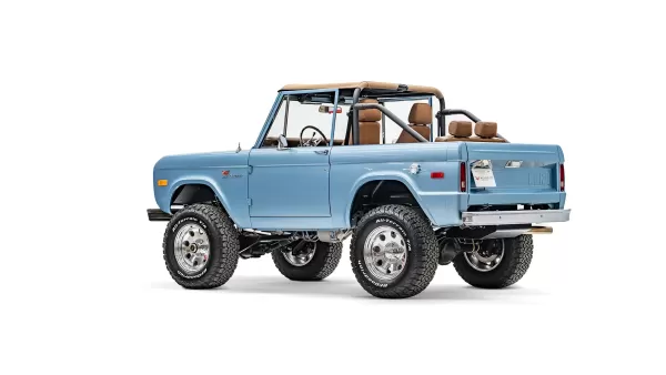 1968 Brittany Blue Classic Ford Bronco_0009_Driver Side Qtr