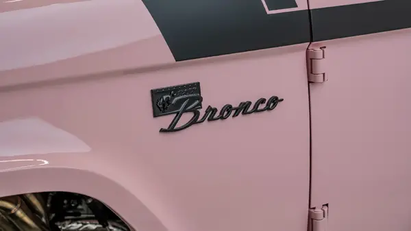 Velocity Pink 1971 Ford Bronco Details 08