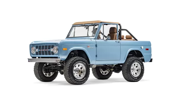 1968 Brittany Blue Classic Ford Bronco_0011_Driver Side Front Qtr