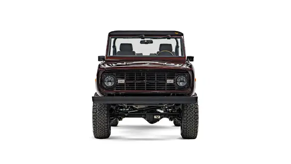 1976 Early Ford Bronco Midnight Red_5 Front