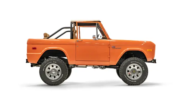 1973 Orange Vintage Ford Bronco_8 Passenger Side