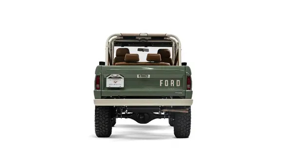 Boxwood Green Early Ford Bronco_11 Rear Tailgate