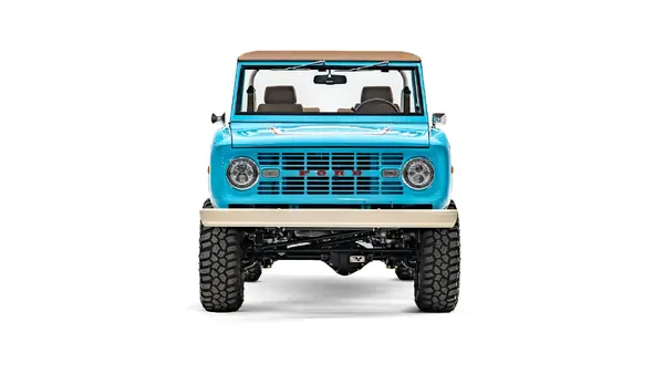 1973 Tiffany Blue Ford Bronco_5 Front