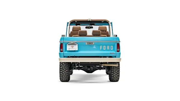 1973 Tiffany Blue Ford Bronco_11 Rear Tailgate