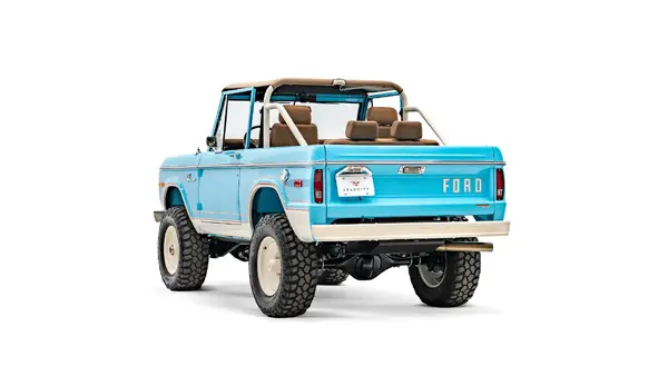 1973 Tiffany Blue Ford Bronco_12Driver Side Rear