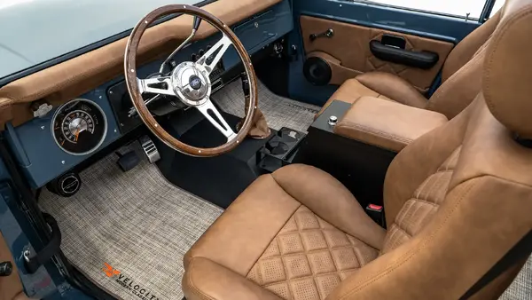1977 Anvil Gray Ford Bronco_ 14 15 Driver Side Interior