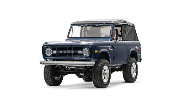 1975 Classic Ford Bronco Soft Top_4 Drivers Side Front 