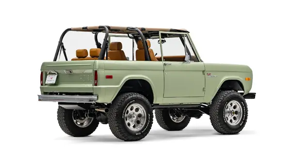1974 Green Early Ford Bronco_9 Passenger Side Rear 3