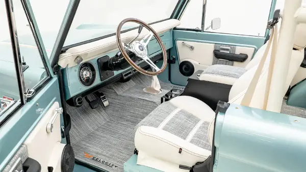 1974 Seafoam Vintage Ford Bronco_22 Interior Copy