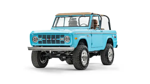 1969 Blue Vintage Bronco_4 Drivers Side Front 