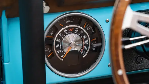 1969 Blue Vintage Bronco_15 Dakota Digital Gauges