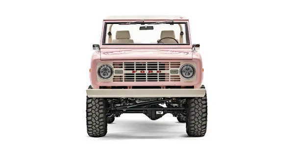 1973 Pink Early Ford Bronco_5 Front