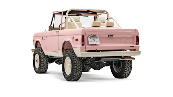 1973 Pink Early Ford Bronco_12Driver Side Rear