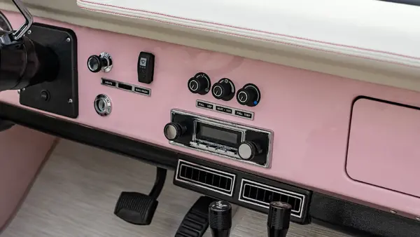 1973 Pink Early Ford Bronco_22 Interior Copy